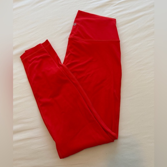 lululemon athletica Pants - lululemon Align Pant II Lined 28” – Tropical Coral – Size 10